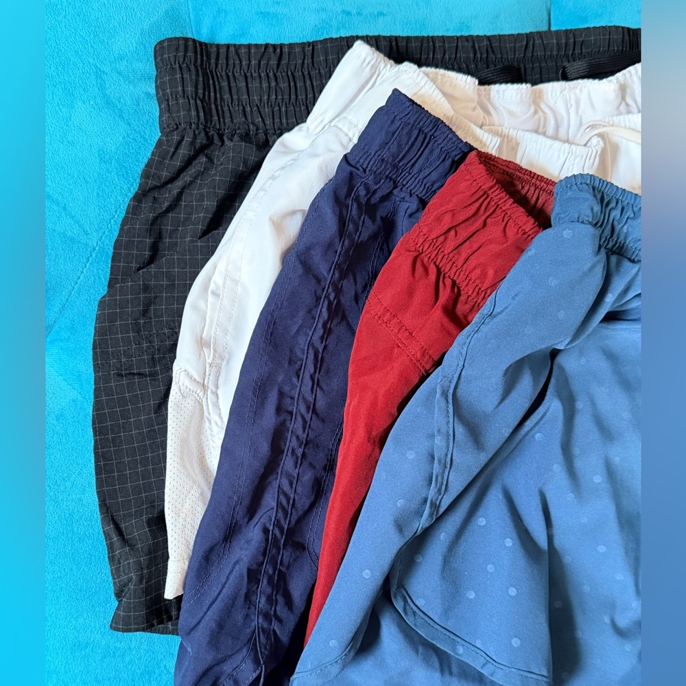 Black, White, Navy, Red, Blue- shorts set